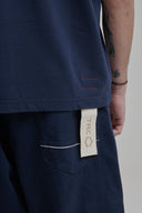 BLUE BOXY TEE