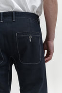 GRAPHITO PLEATED WORKER CHINO