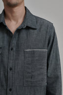 BLUE GRAY MACHINIST SHIRT