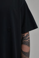 BLACK BOXY TEE
