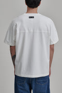 WHITE BOXY TEE