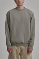 TAUPE CREW NECK SWEATER