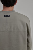 TAUPE CREW NECK SWEATER