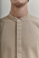 STAND UP COLLAR SHIRT KHAKI