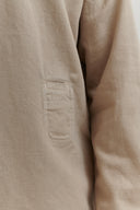 STAND UP COLLAR SHIRT KHAKI