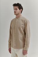 STAND UP COLLAR SHIRT KHAKI